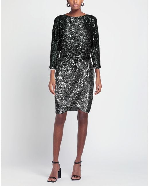 Hanita Black Midi Dress