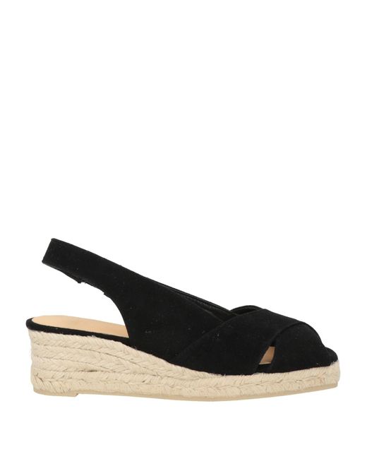 Castaner Black Espadrilles Leather