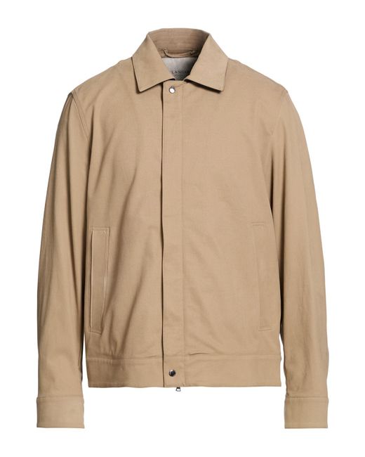 Paul & Shark Natural Khaki Jacket Cotton, Elastane for men