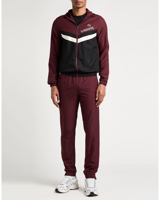Lacoste Red Tracksuit for men