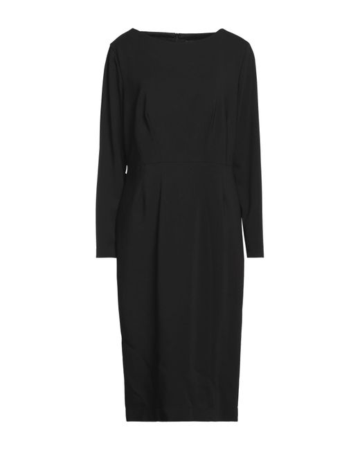 Maria Grazia Severi Black Midi Dress
