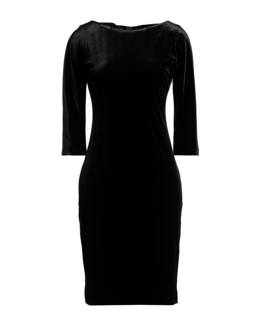 NINA 14.7 Black Mini Dress Polyester, Elastane