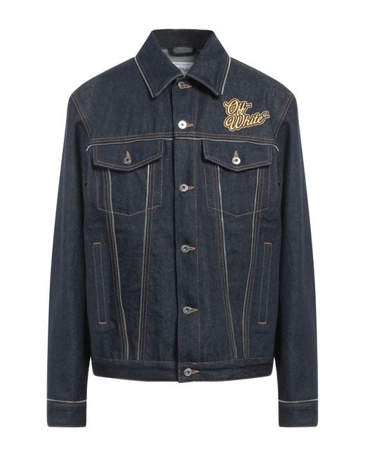 Off-White c/o Virgil Abloh Blue Denim Outerwear for men