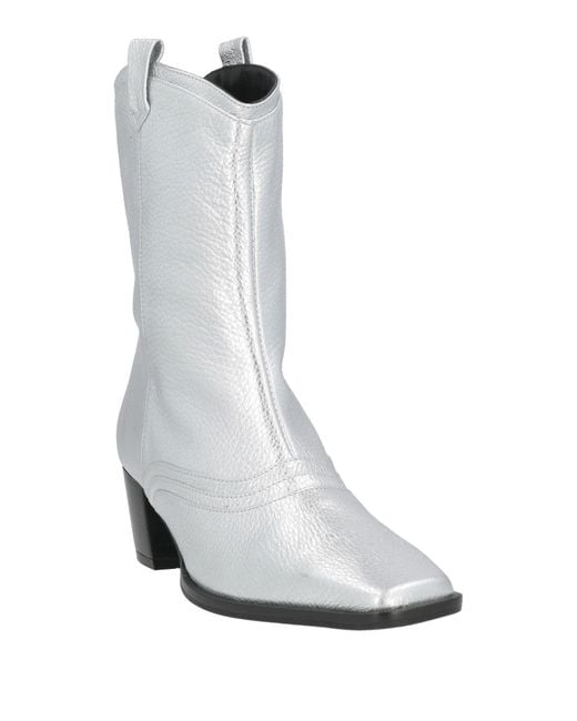 Castaner White Ankle Boots