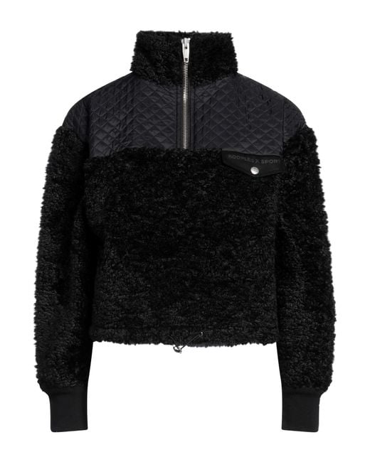 The Kooples Black Shearling & Teddy