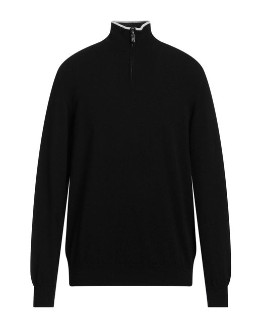 Fedeli Black Turtleneck for men