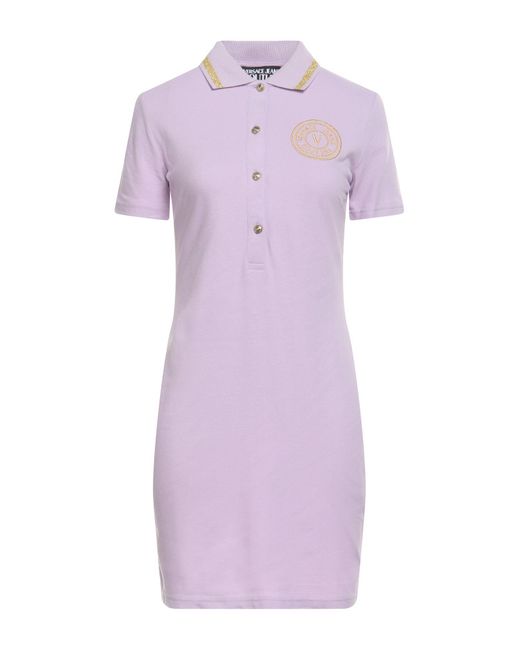 Versace Jeans Couture Purple Mini-Kleid