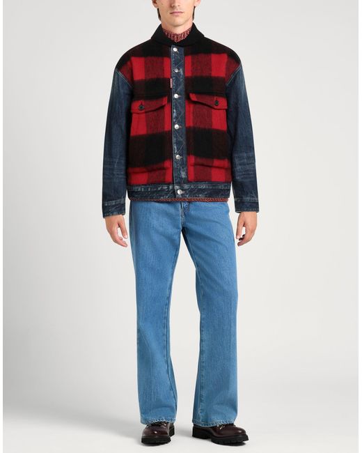 DSquared² Red Denim Outerwear for men