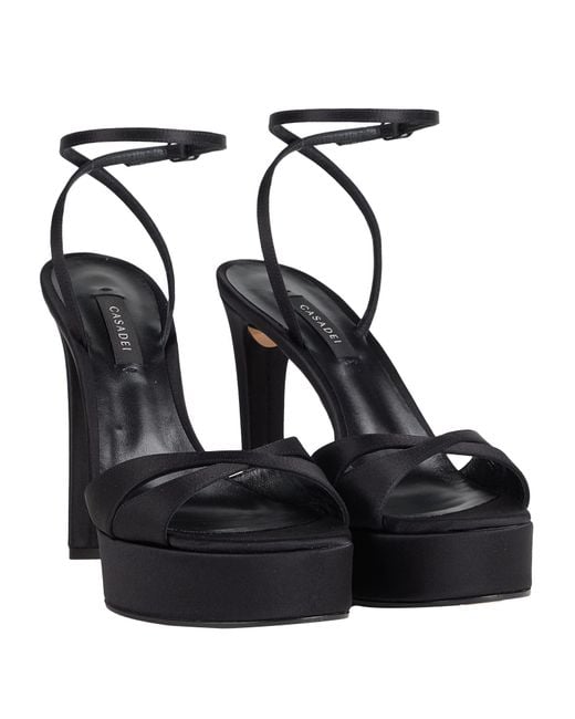 Casadei Black Sandals