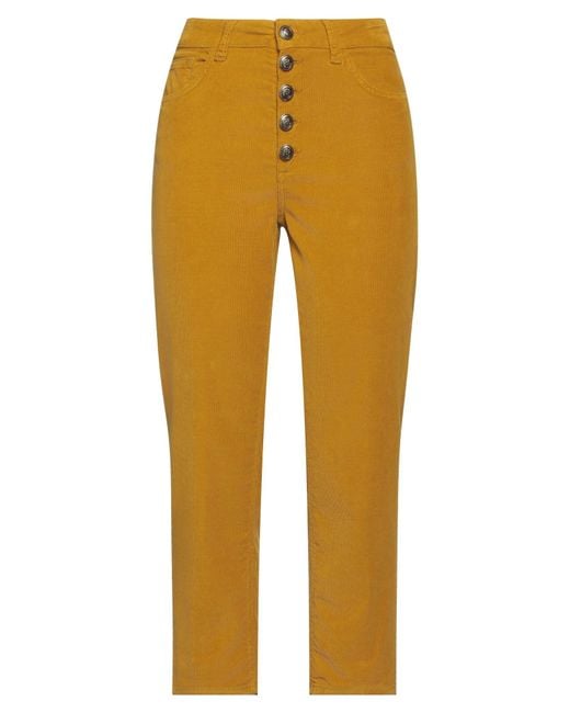 Pantalone di Dondup in Yellow