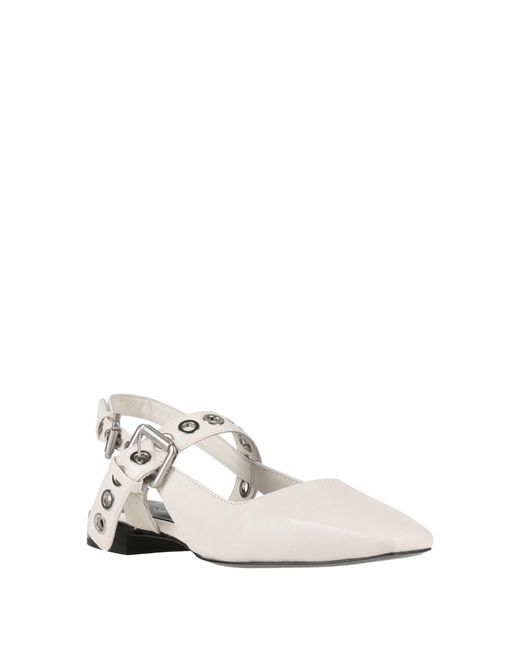Rag & Bone White Ballet Flats Leather
