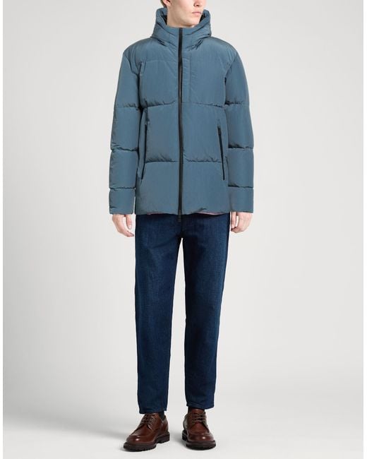 Herno Blue Puffer Polyamide for men