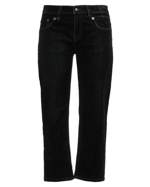 R13 Black Pants Cotton, Viscose, Elastane