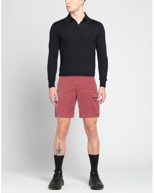 Brunello Cucinelli Red Shorts & Bermuda Shorts for men