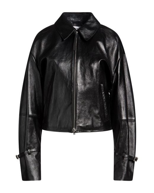 Acne Black Jacket Lambskin