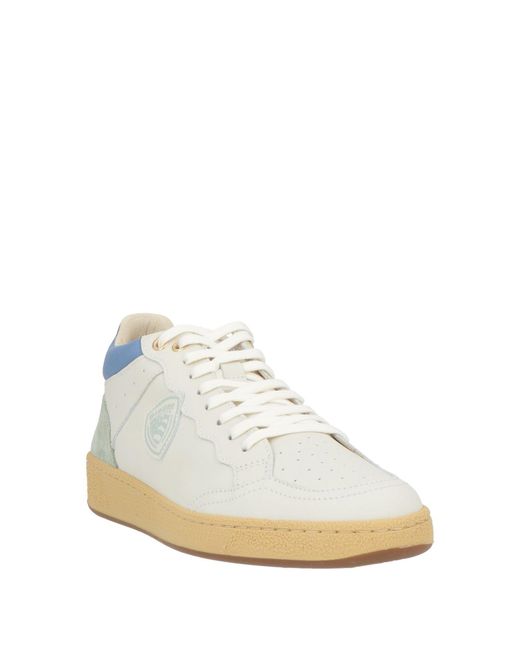 Blauer White Trainers