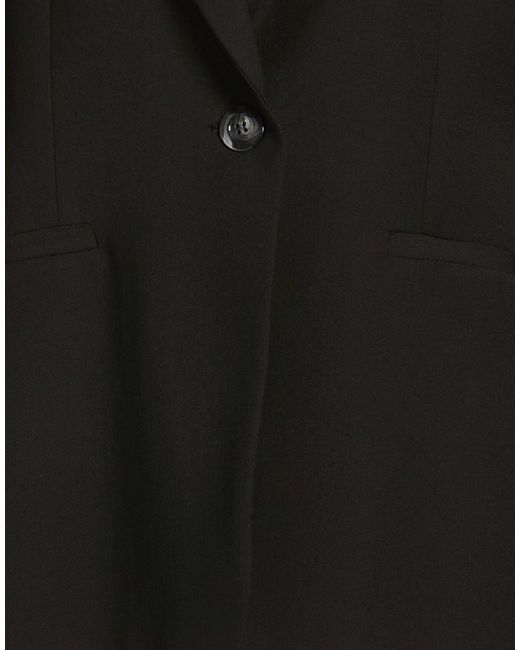 Diana Gallesi Black Blazer Polyester, Viscose, Wool, Elastane