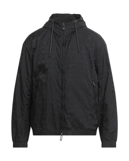 Emporio Armani Black Jacket for men