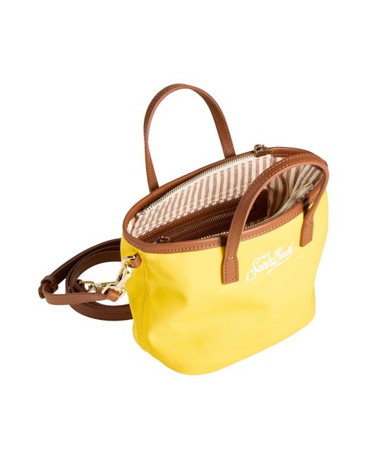 Mc2 Saint Barth Yellow Handbag