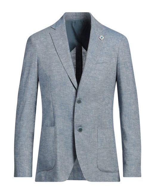Lardini Blue Blazer for men