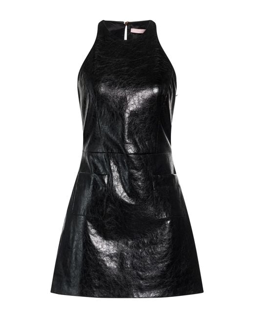 Kristina Ti Black Mini Dress Polyester, Elastane