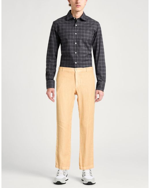 120% Lino Natural Pants for men