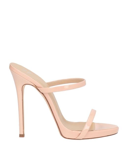 Giuseppe Zanotti Pink Light Sandals Textile Fibers