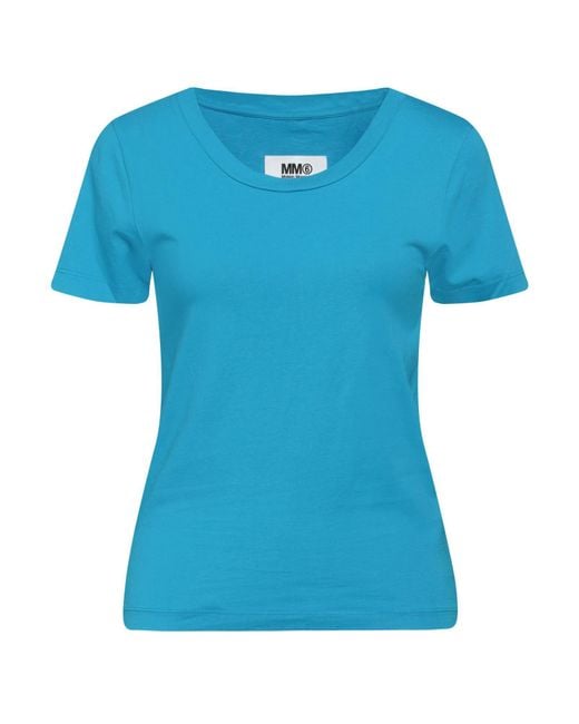 MM6 by Maison Margiela Blue T-shirt