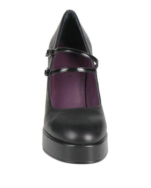 Apepazza Black Pumps Leather