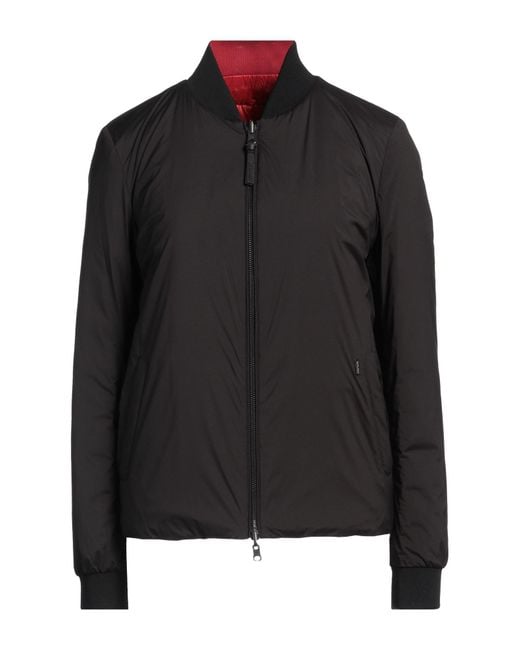 Woolrich Black Puffer Polyamide, Elastane