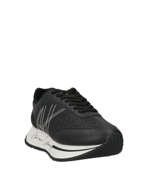 ARMANI EXCHANGE Black Trainers