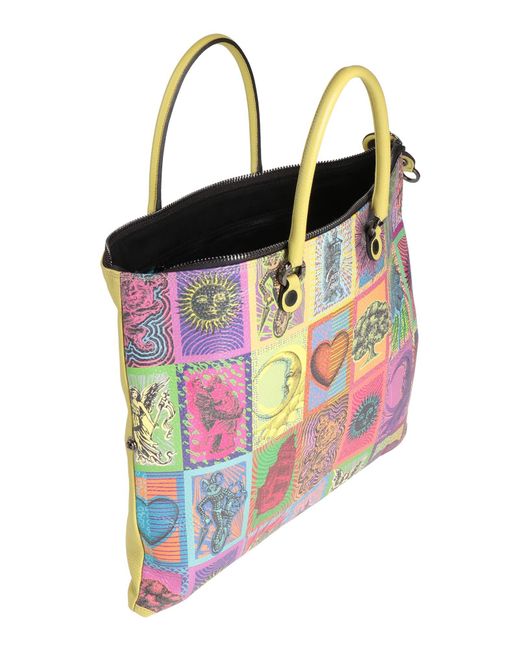 Gabs Pink Lime Handbag Calfskin