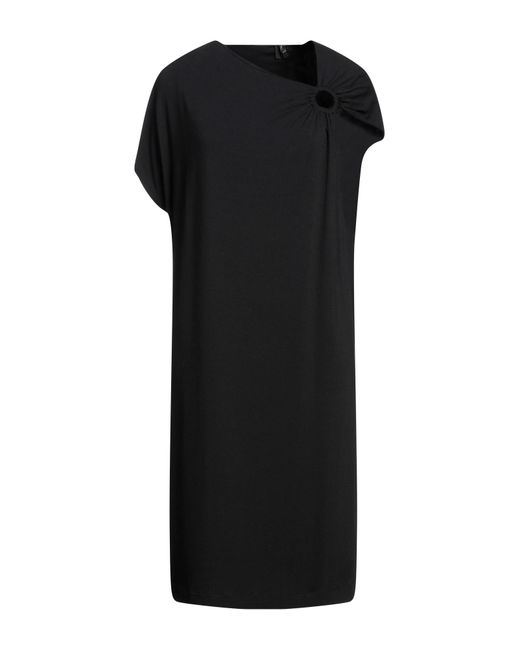 Clips Black Midi Dress