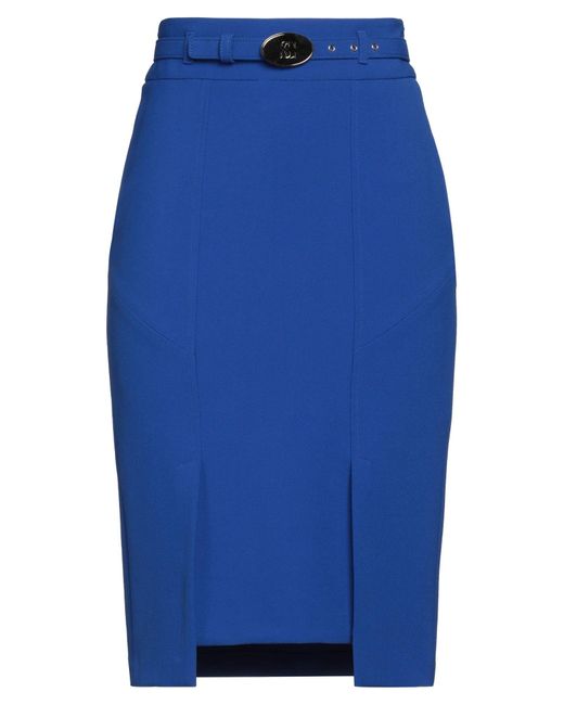 SIMONA CORSELLINI Blue Midi Skirt