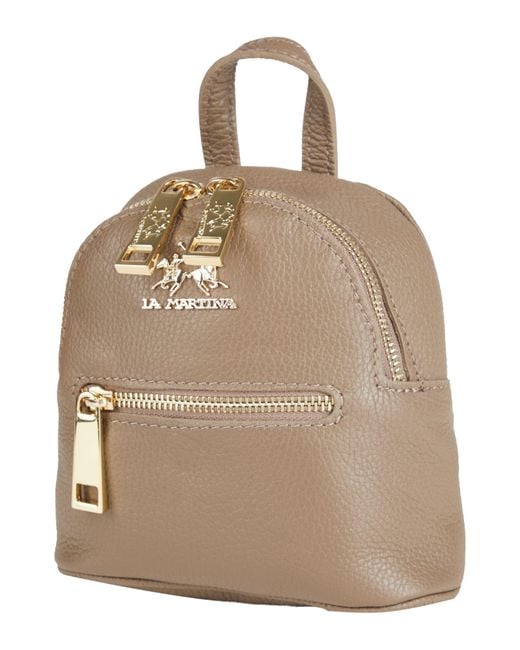 La Martina Natural Backpack Calfskin