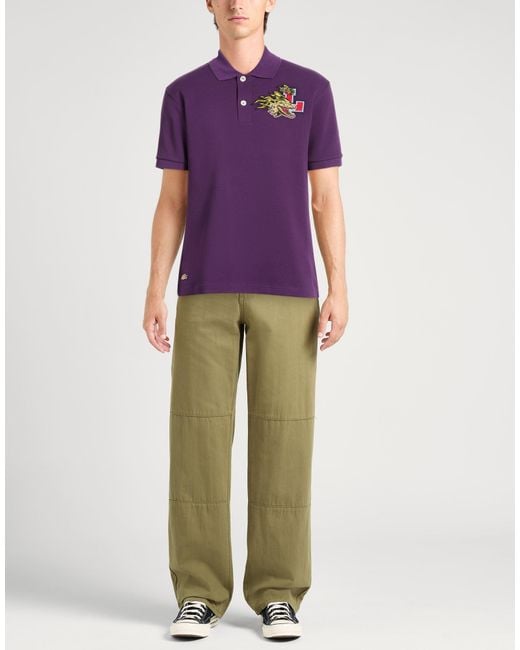 Lacoste Purple Polo Shirts for men