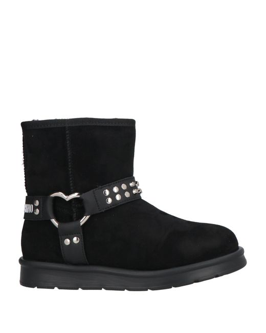 Love Moschino Black Ankle Boots