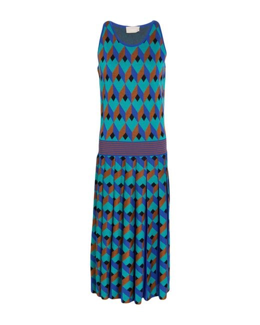 Drumohr Blue Midi Dresses