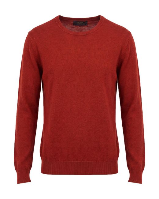 Moorer Pullover in Red für Herren