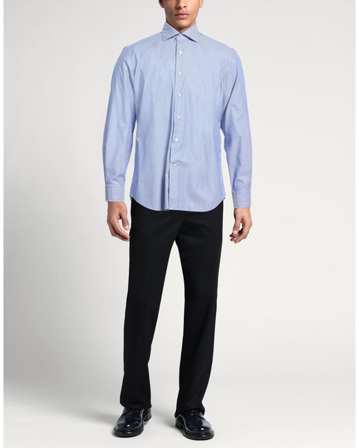 Alessandro Gherardi Blue Shirts for men