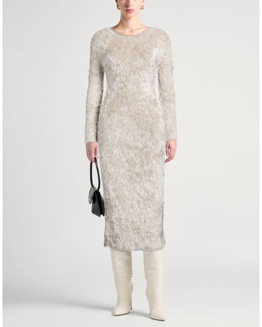 MARINE SERRE Natural Line Midi Dress Recycled Polyamide, Viscose, Polyester