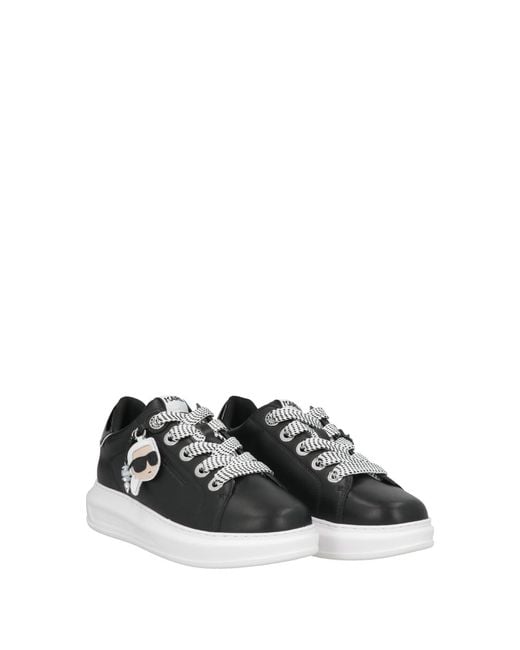Karl Lagerfeld Black Sneakers