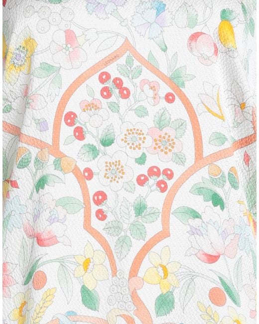 LEONARD Paris White Top Silk, Elastane