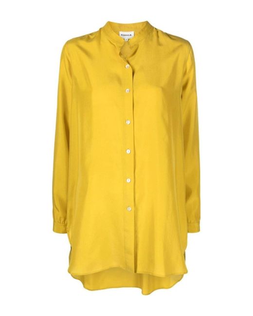 P.A.R.O.S.H. Yellow Mini-Kleid
