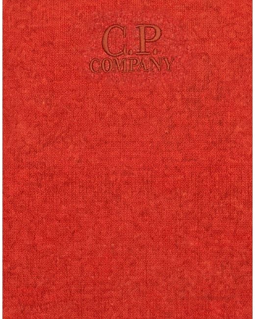 C P Company Red Sweater Wool, Polyamide, Elastane for men