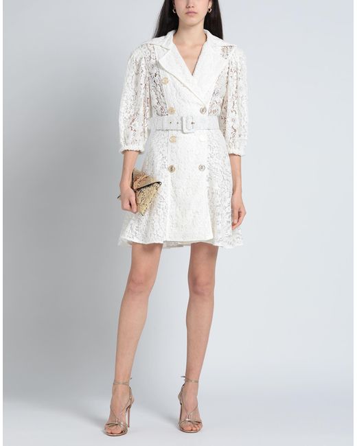W Les Femmes By Babylon White Mini-Kleid