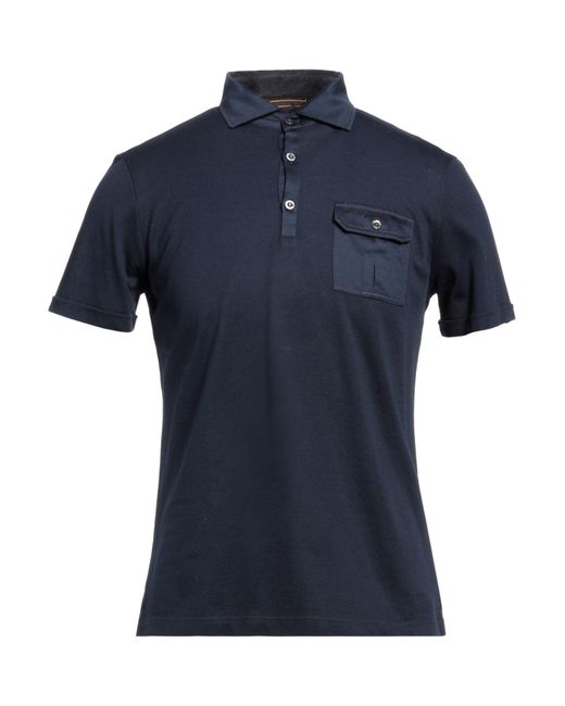 Moorer Poloshirt in Blue für Herren