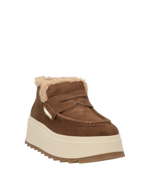 Ash Brown Ankle Boots Leather