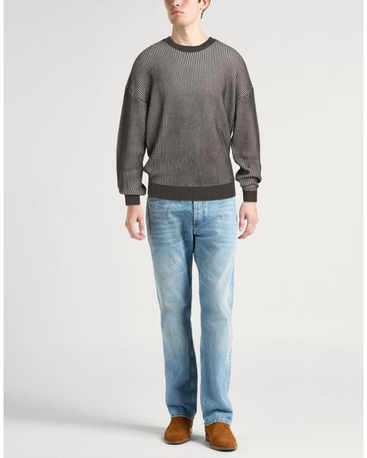 Emporio Armani Gray Jumper for men