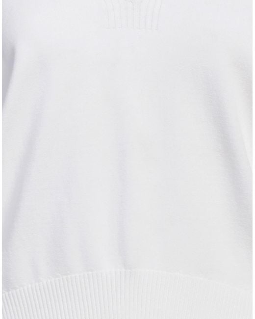 Vanisé White Sweater Viscose, Polyester
